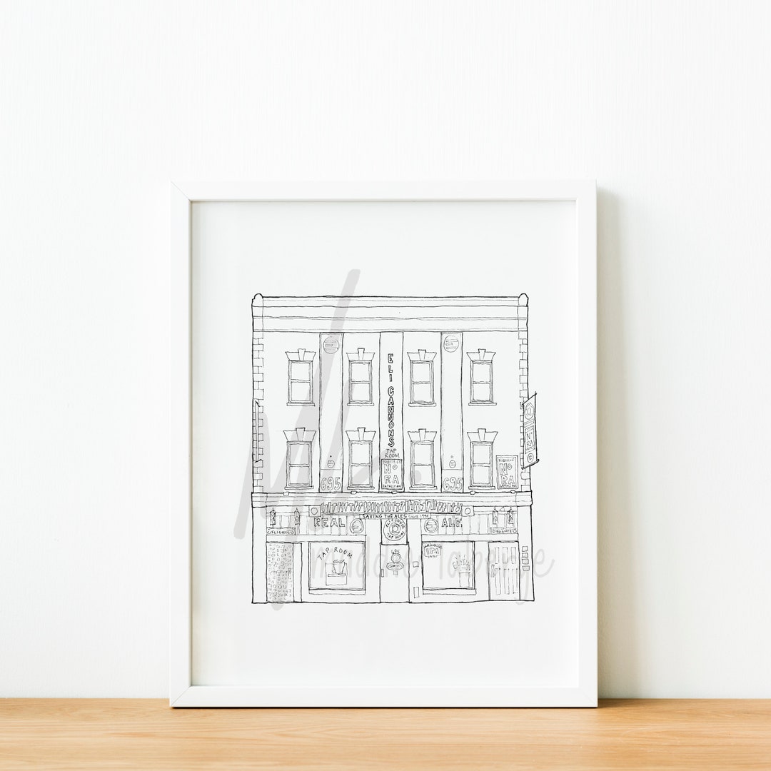 Eli Cannon's Tap Room Middletown CT Art Print Etsy