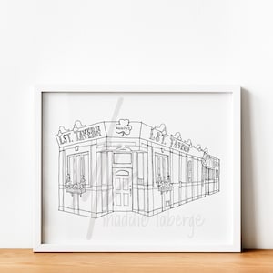 L Street Tavern, South Boston, Art Print