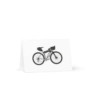 Bikepacking Grußkarte