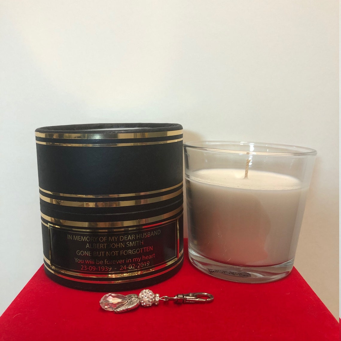 Personalised bereavement candle Etsy