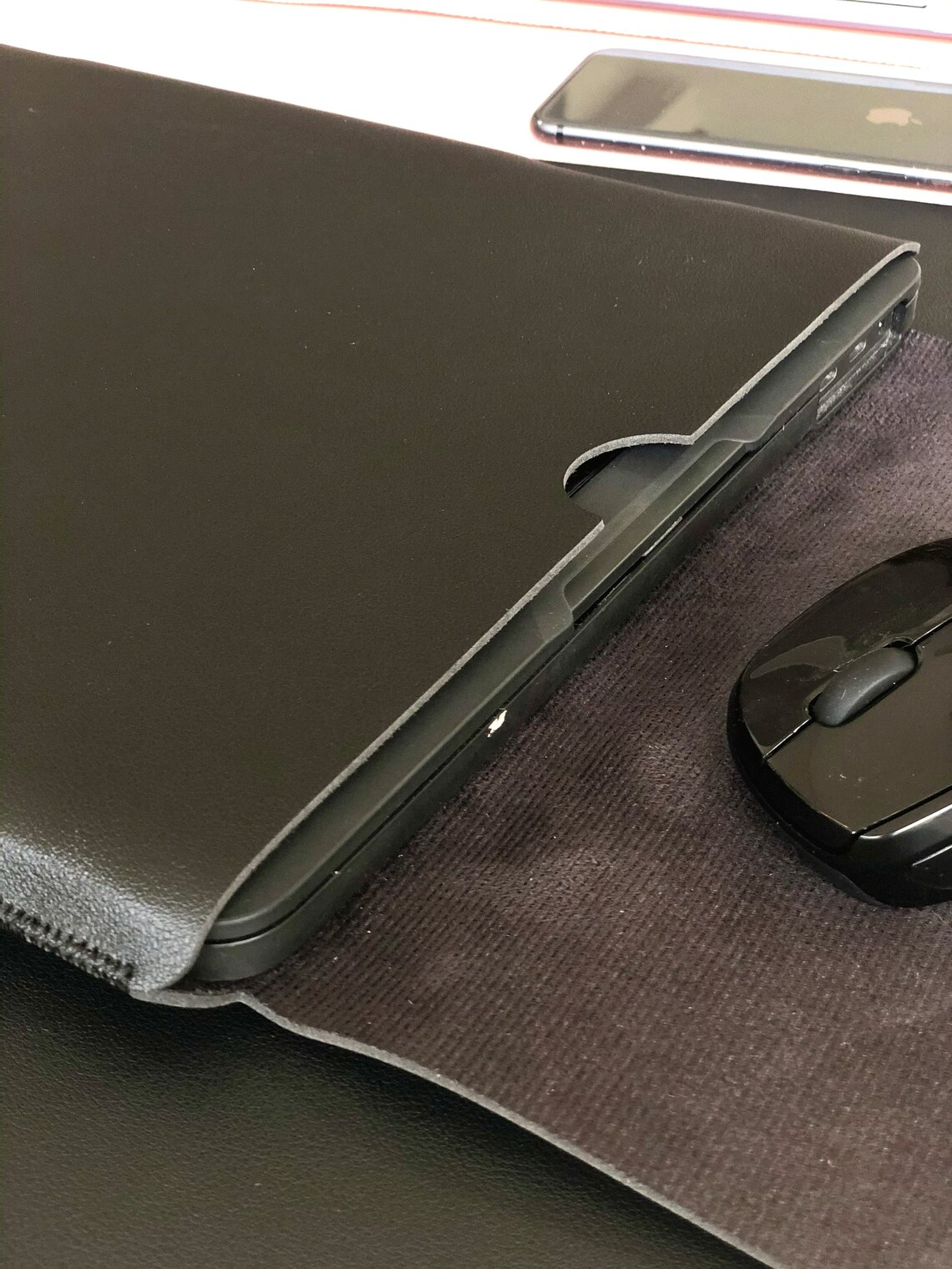 5 in 1 Laptop leather sleeve case Protective Cover Etsy