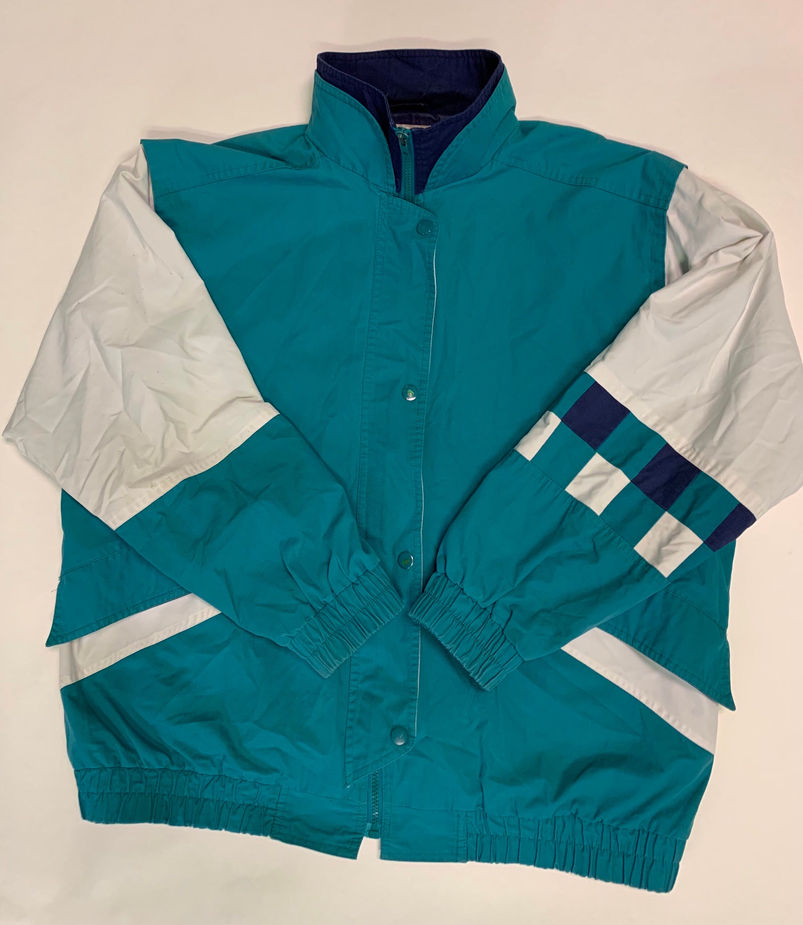 90s styled Checkered Jacket M/L | Etsy