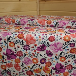 Floral Print Cotton Quilting Fabric Yardage  Sold in 1/2 yard increments