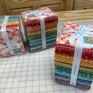 Bee Bundle Limited Edition Colors Fat Quarter Bundle by Lori Holt, Bee In My Bonnet for Riley Blake Designs