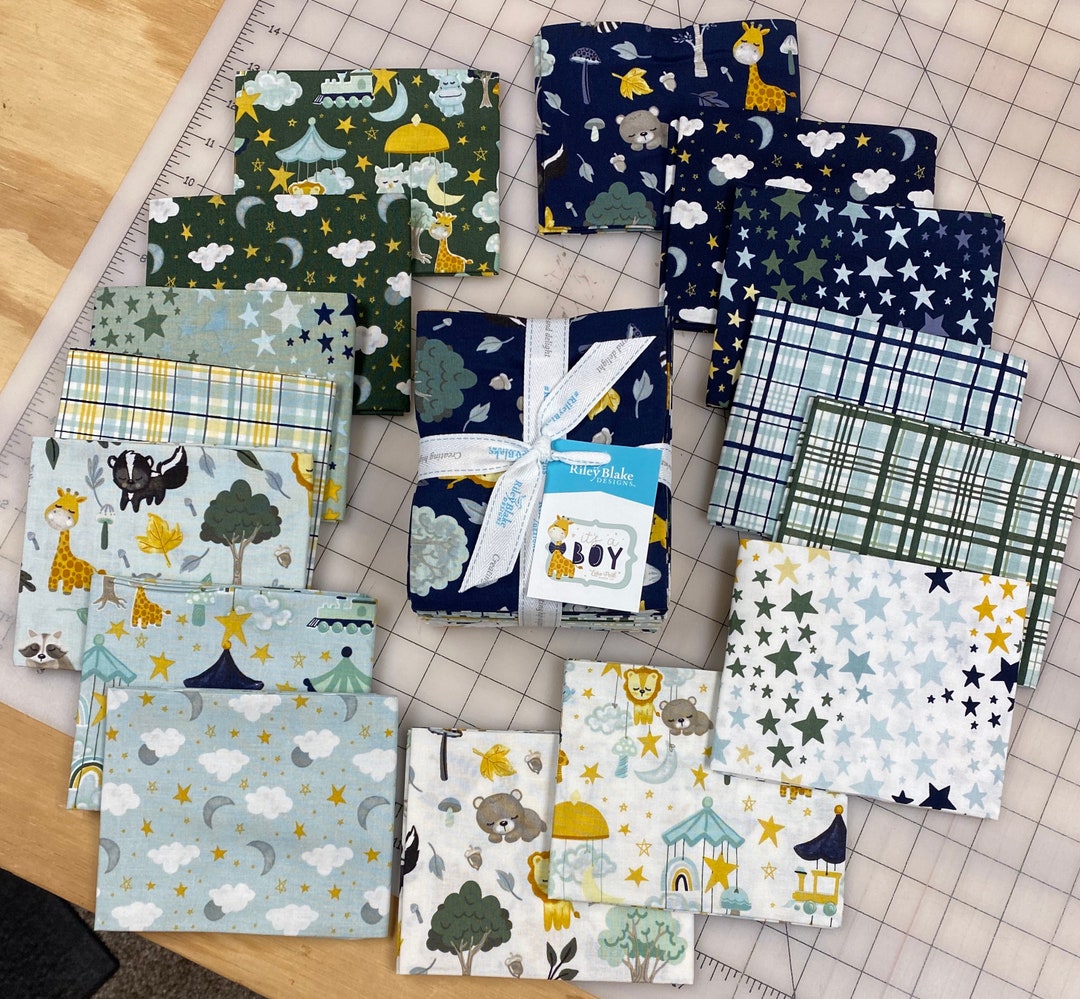 It's a Boy Fat Quarter Bundle by Echo Park Paper Company Etsy