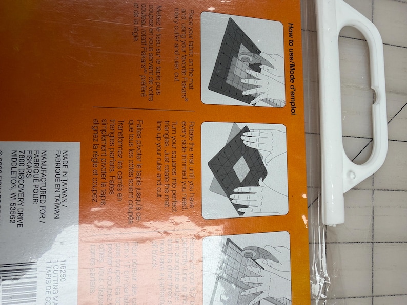 Fiskars Self-healing 7x7 Rotating Cutting Mat - Etsy