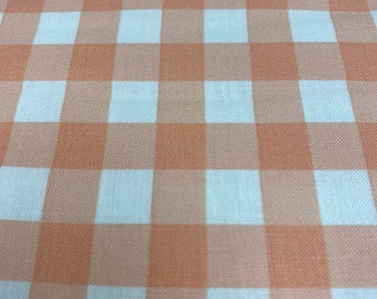 It's A Girl Gingham yardage, Coral, by Echo Park Paper Company for Riley Blake Design, Sold in 1/2 yard increments