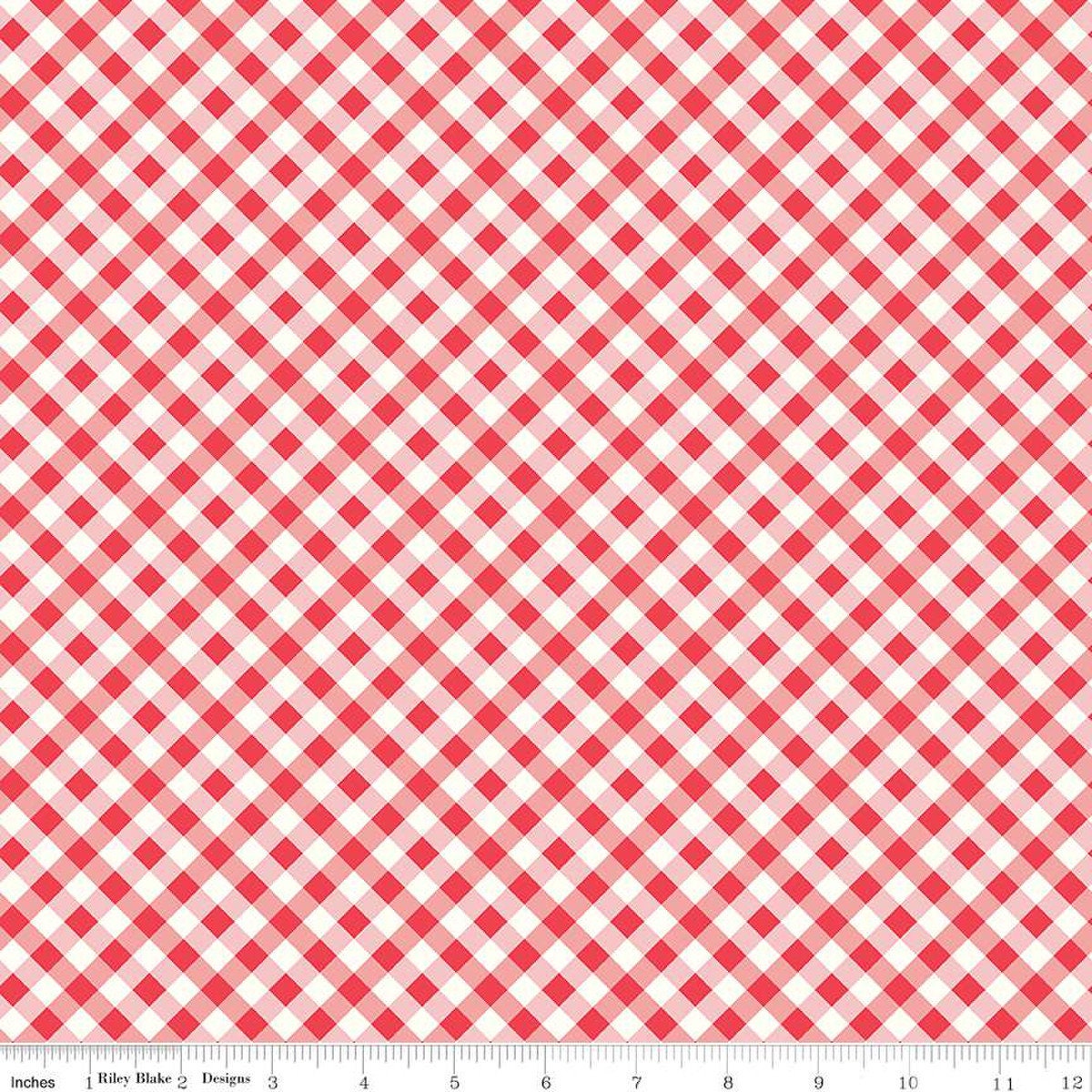 Bee Gingham Fabric by Lori Holt - Riley Blake Designs..(1/2 Yard) - Etsy