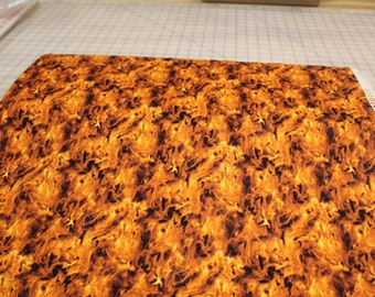 Fire Flames Fabric - Etsy