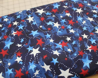 Patriotic Stars, Red White and Blue by Galaxy Yardage...Sold in 1/2 yard increments