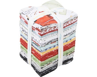 White As Snow Fat Quarter Bundle by Sue Daley for Riley Blake Designs, 41, 18"x22" pieces