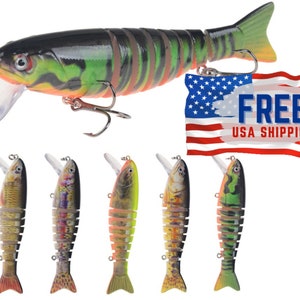 Handmade Jointed Diving Lure Fishing Lures Joint lure Hard Fishing bait Crankbait lures Hard Artificial Bait Wobblers Bass Pike Perch