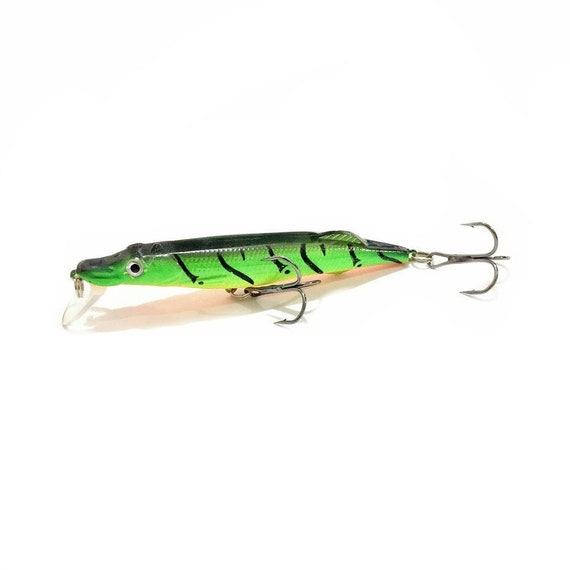 Handmade Pike Shaped Crankbait Lure Fishing Lure Fishing Fan Gift Fishing  Bait Musky Lunge Pike Zander Bass Perch Red Fish Pike Lure 