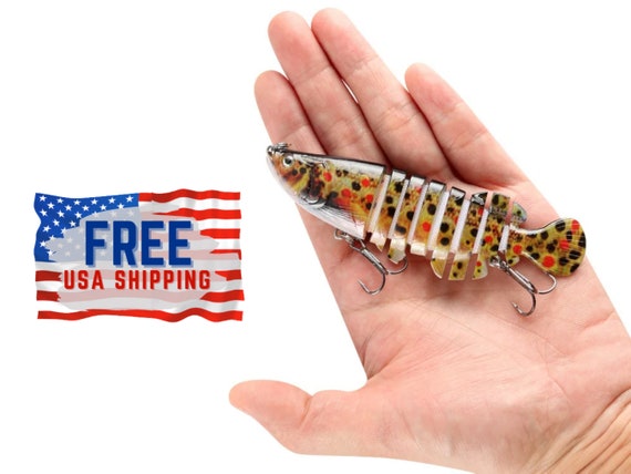 best jointed fishing lures Handmade Jointed Fishing Lure Christmas Gift Thanksgiving Day Fisherman  Gift Dad Brother Father Gift Best Man Husband Hard Bait Pike Bass