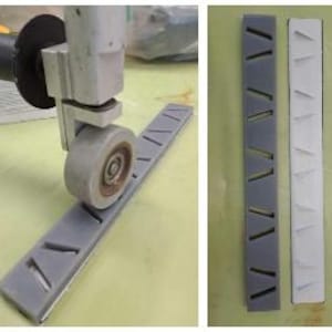 Herramienta de prensado para generador de vórtices de turbinas eólicas