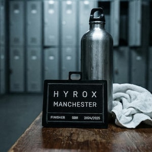 HYROX-patchhouder voor tas (patch niet inbegrepen).