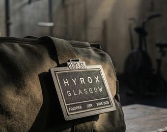 HYROX lapphållare för väska med färdigställandetid