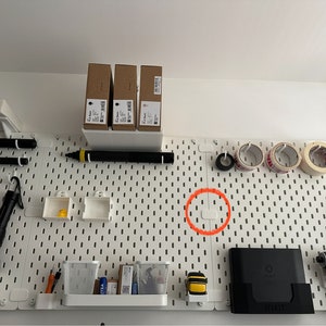 IKEA Skadis Connector (horizontal) X6 black or White
