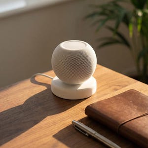 Apple Homepod-minikabel netjes opgeborgen