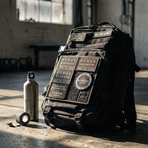 HYROX Multiple patch holder for rucksack 210mm x 210mm - Any size available on request.