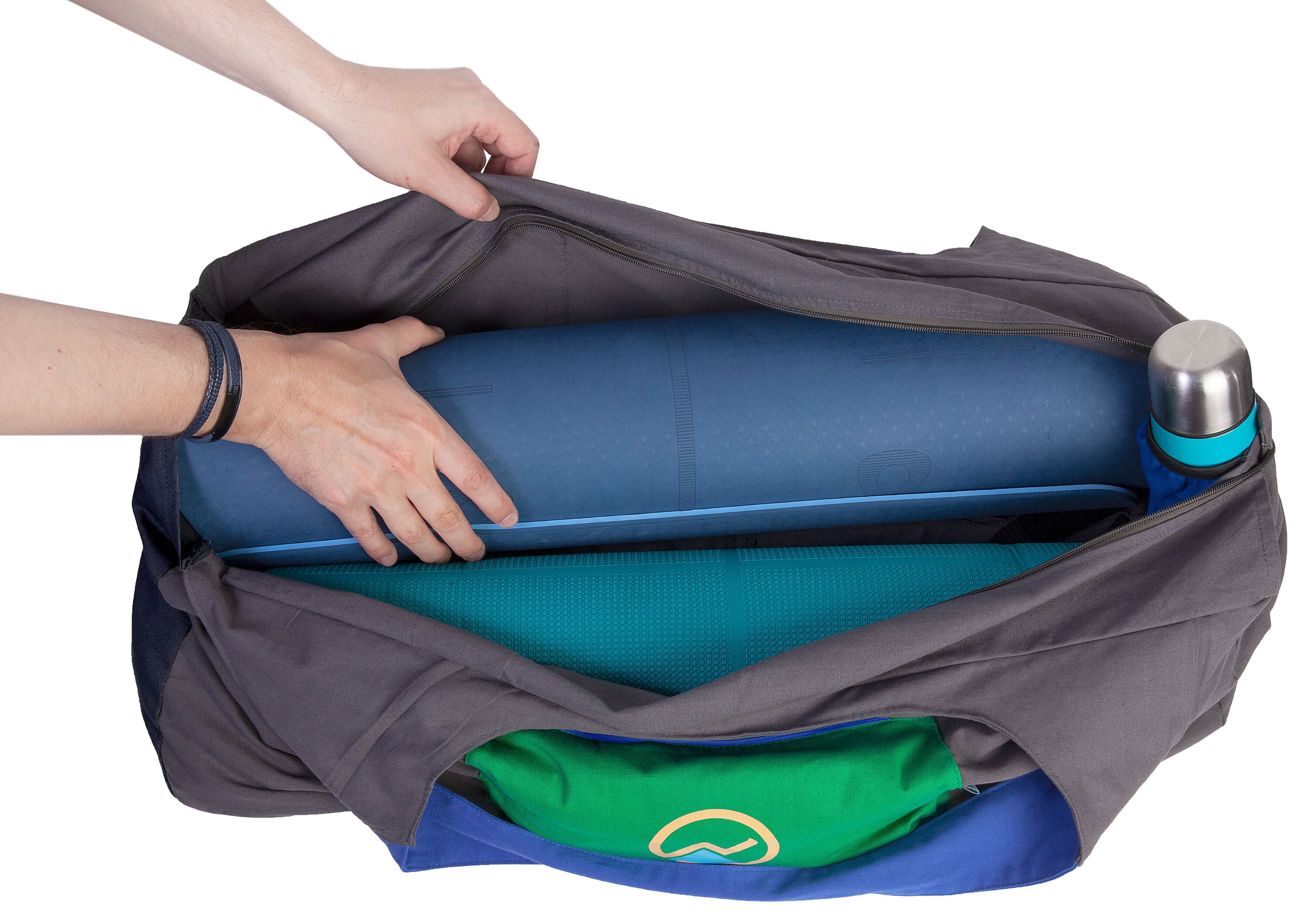 Extra Large Yoga Mat Bag Carrier w/ SewnIn Mat Holder Straps Etsy