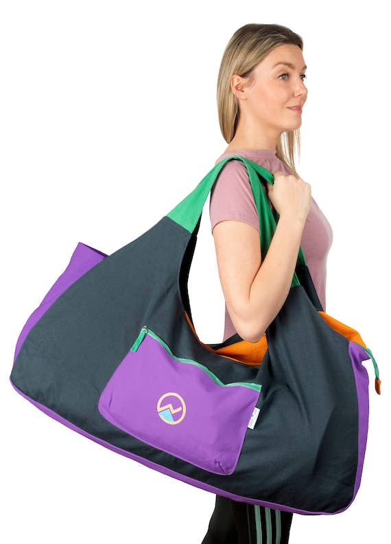Large Yoga Mat Bag Carrier for Yoga Mats, Yoga Bolster, Yoga Block, Workout  Stuff, Thick, 12 Oz Canvas Exercise Yoga Tote 4 Zipper Pockets -   Australia