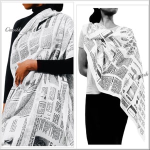 THE BIBLE POST (Unisex Prayer shawls with Bible verse, faith quotes, bible verse scriptural and prophetic scarves)