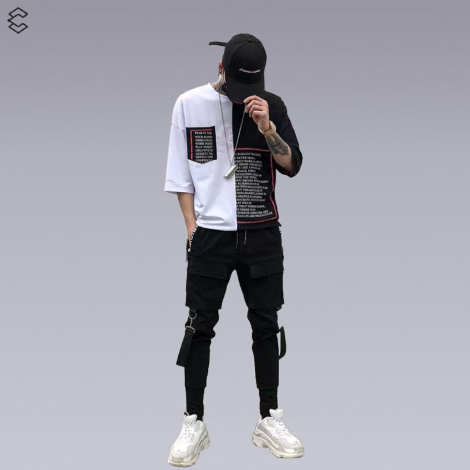 techwear leg straps