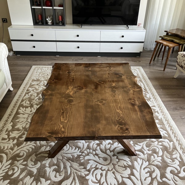 Wooden Coffee Tables Etsy