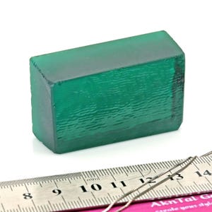 Raw Emerald Green Medium Nano Crystal Synthetic Gemstone Artificial Heat Resistant Faceting Rough (#GrM-C, Cut size 2-20mm )