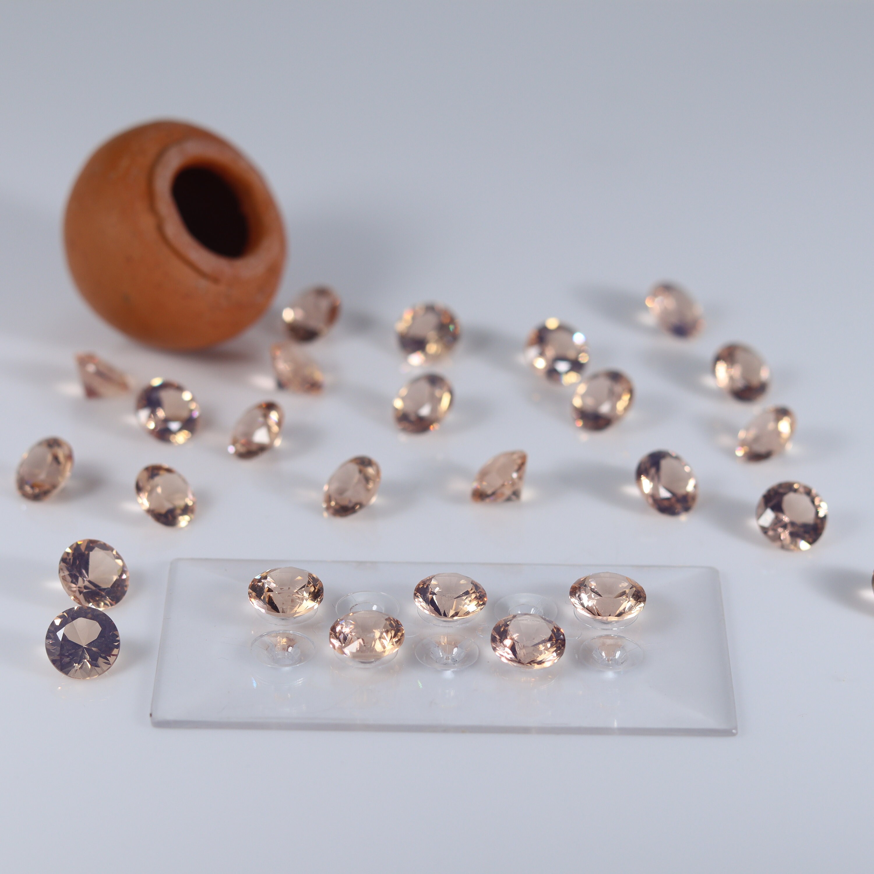 9.010.3mm Nano Loose Gemstones Labgrown Crystal Etsy