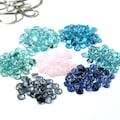 1.0-5.0mm Paraiba Tourmaline Mint, Teal, Seafoam Green, Indicolite Blue Nano Crystal Round Cut Heat Resistant Loose Stones product logo