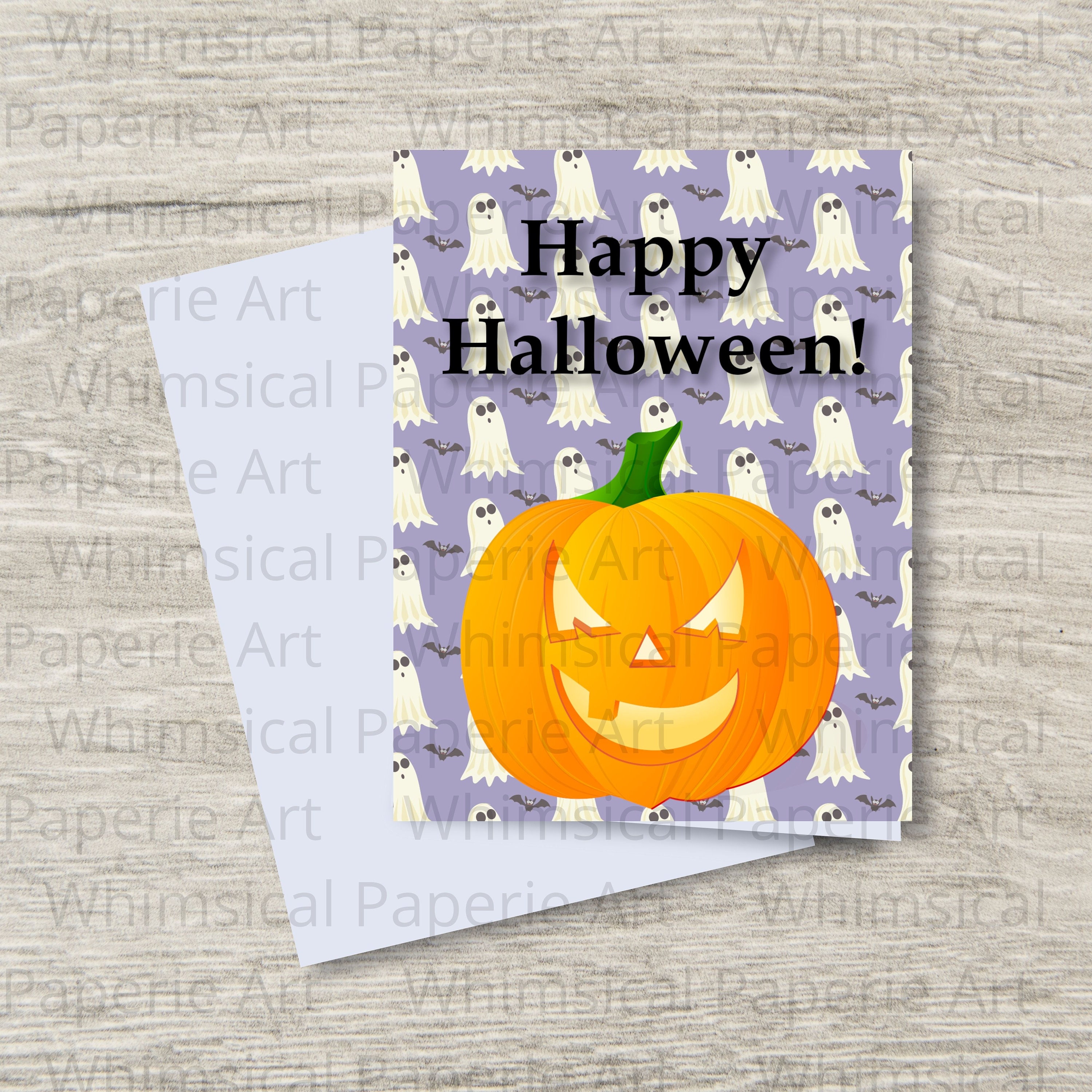 Druckbare Halloween Karte Gruselige Karte Kinder Halloween | Etsy