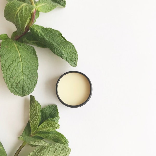 Minty fresh | VEGAN LIPBALM | Zero waste vegan lipbalm | Skincare natural vegan cadeau voor haar | Lip gloss natural skincare