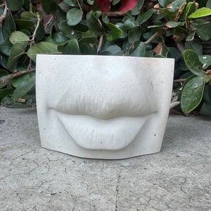 Make Up Brush Jar - Pencil Holder - Air Plant Holder - Concrete Jar - Concrete Dish - Desktop Storage