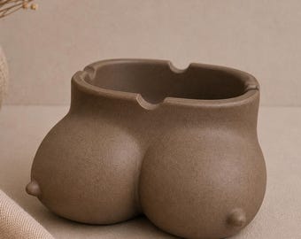 Concrete Ashtray | Smudge Stick Holder | Palo Santo Burner | Cement Breast | Women’s Body | Catch All Dish