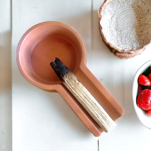 Palo Santo Tray / Cigar Holder / Palo Santo Dish /  Smudge Stick Holder / Cement Dish / Ashtray / Sage Stick Tray / Sage Bowl