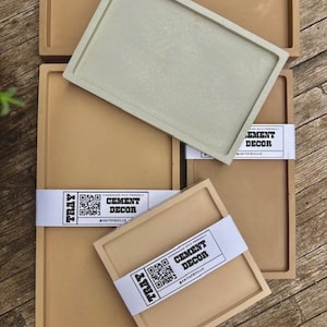 Betontabletts: Mehrzweck-Catch-All-Tablett Verschiedene Größen