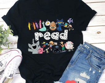 Lees kinderboeken T-shirt leraar, shirt leraar leven, shirt kleuterschool, shirt leraar, cadeau voor leraar