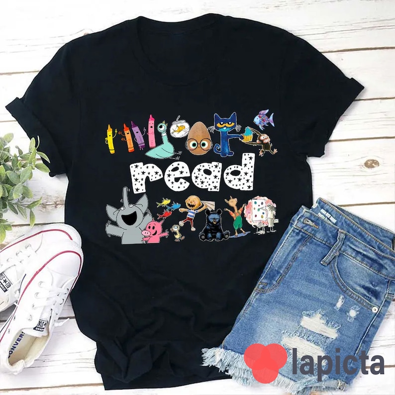 Read Children's Books Teacher T-Shirt, Teacher Life Shirt, Kindergarten Shirt, Teacher Shirt, Gift For Teacher image 1