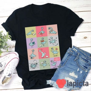 I&#39;m A Book Lover Pigeon Teacher T-Shirt, Book Shirt, Pigeon Shirt, Kindergarten Shirt, Teacher Shirt, Gift For Teacher