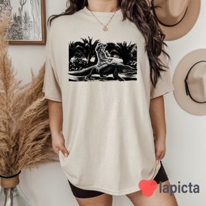 Girl Riding Alligator T-Shirt, Alligator Shirt, Crocodile Shirt, Funny Alligator Shirt, Funny Shirt