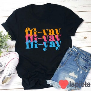 FRI-YAY künstlerisches Buchstaben T-Shirt, Lehrer Shirt, Kindergarten Shirt, Geschenk für Lehrer
