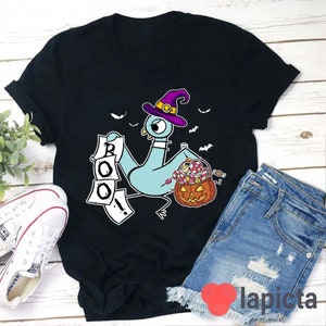 Halloween Boo Piegon Teacher T-Shirt, Funny Pigeon Shirt, Funny Halloween Shirt, Boo Pigeon Shirt, Teacher Shirt, Gift For Teacher