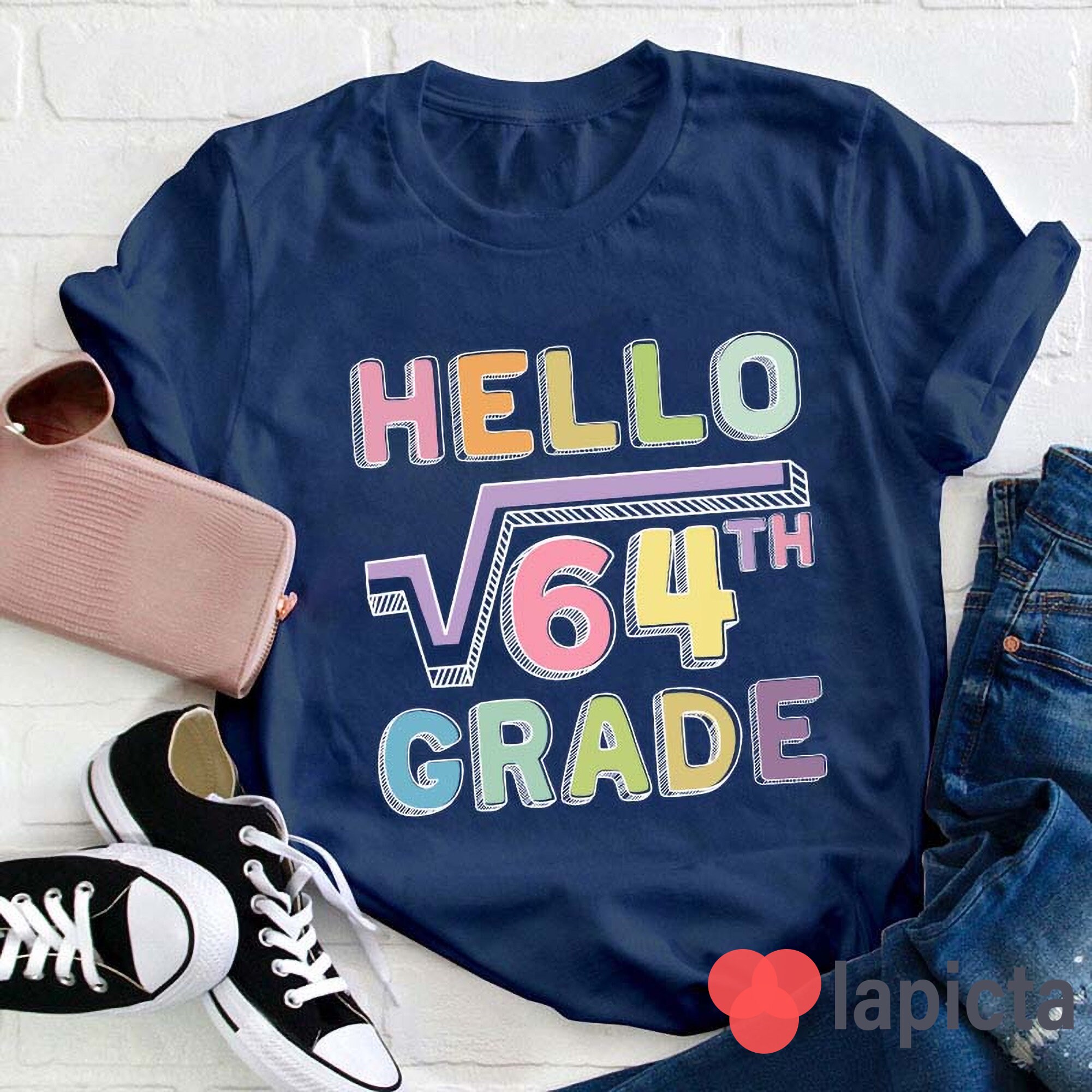 Personalized Grade Say Hello Math Teacher T-shirt, Mathematic Shirt ...