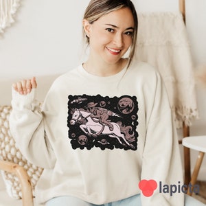 Alien Riding Unicorn T-Shirt, Alien Shirt, Unicorn Shirt, Alien Gifts