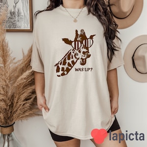 Vintage Cute Animal Tee Saying Witty Fun Zoo Awesome Novelty T-Shirt, Giraffe T-Shirt, Funny Giraffe Shirt, Funny Graphic Shirt