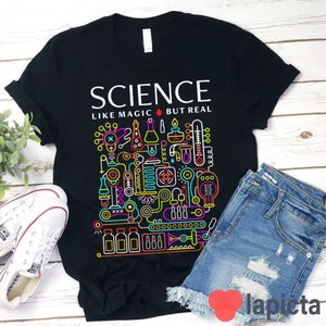 Science Like Magic But Real Teacher T-Shirt, Kindergarten Shirt, Science Lover Shirt, Teacher Shirt, Gift For Teacher