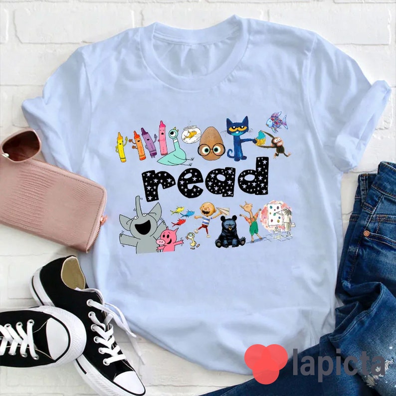 Read Children's Books Teacher T-Shirt, Teacher Life Shirt, Kindergarten Shirt, Teacher Shirt, Gift For Teacher image 4