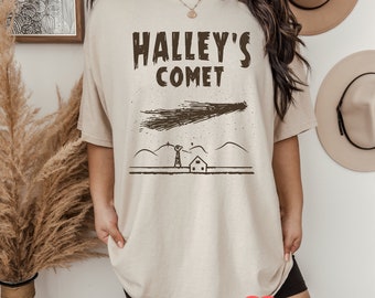 Halley's Comet T-Shirt, Funny Geek Shirt, Graphic Science Shirt, UFO Shirt